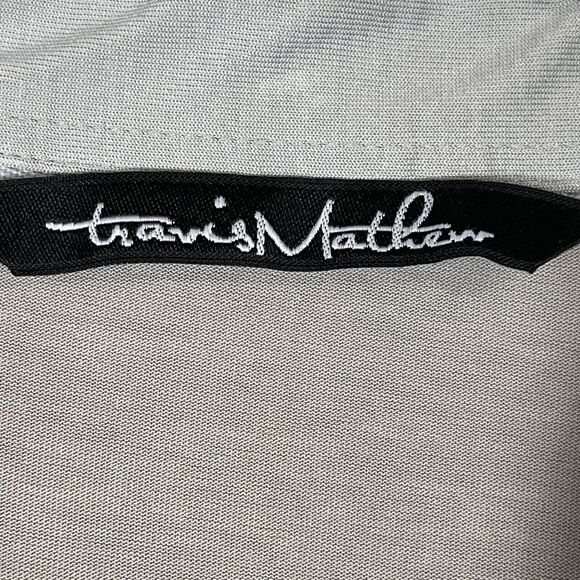 Travis Mathew Polo Shirt Mens Extra Large Gray Golfing Casual Preppy Adult - Picture 7 of 13